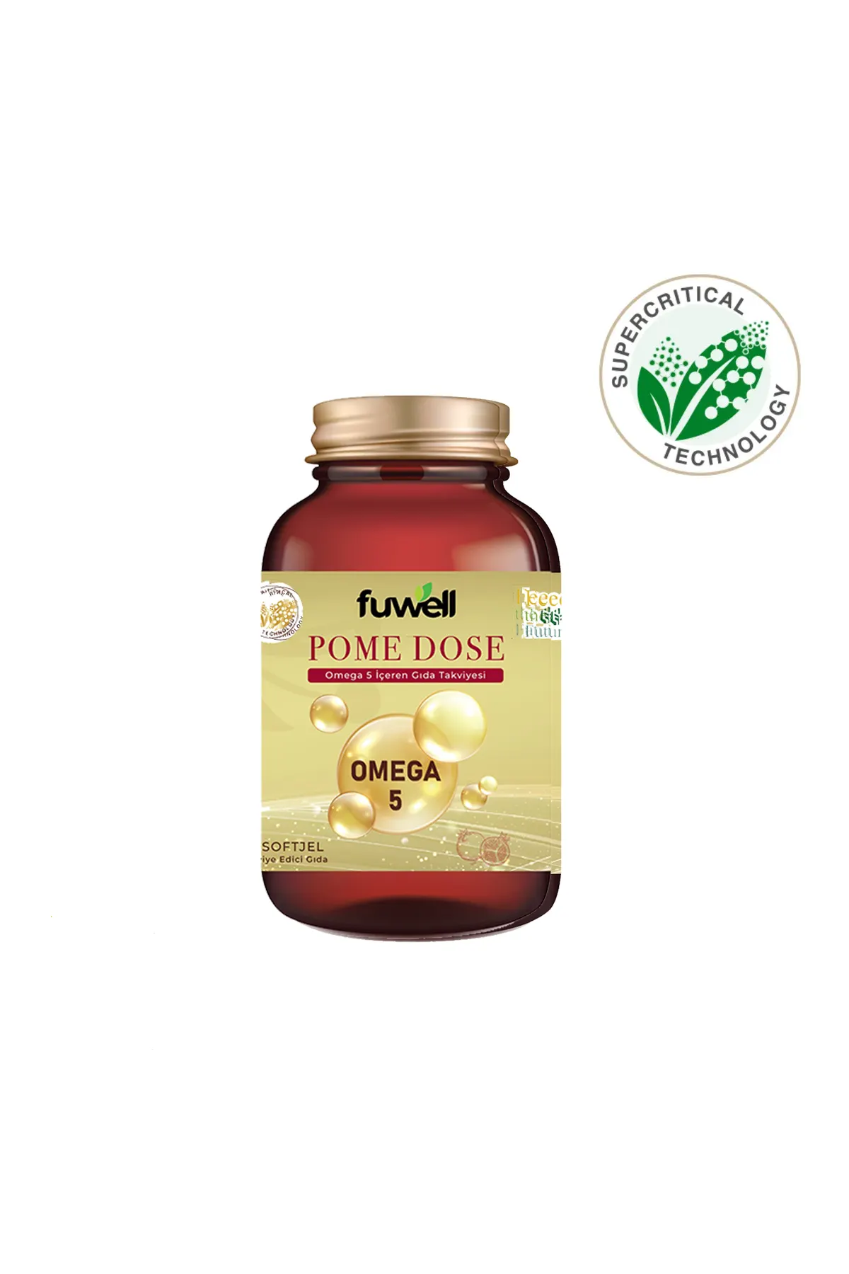 POME DOSE Omega-5 içeren softjel gıda takviyesi